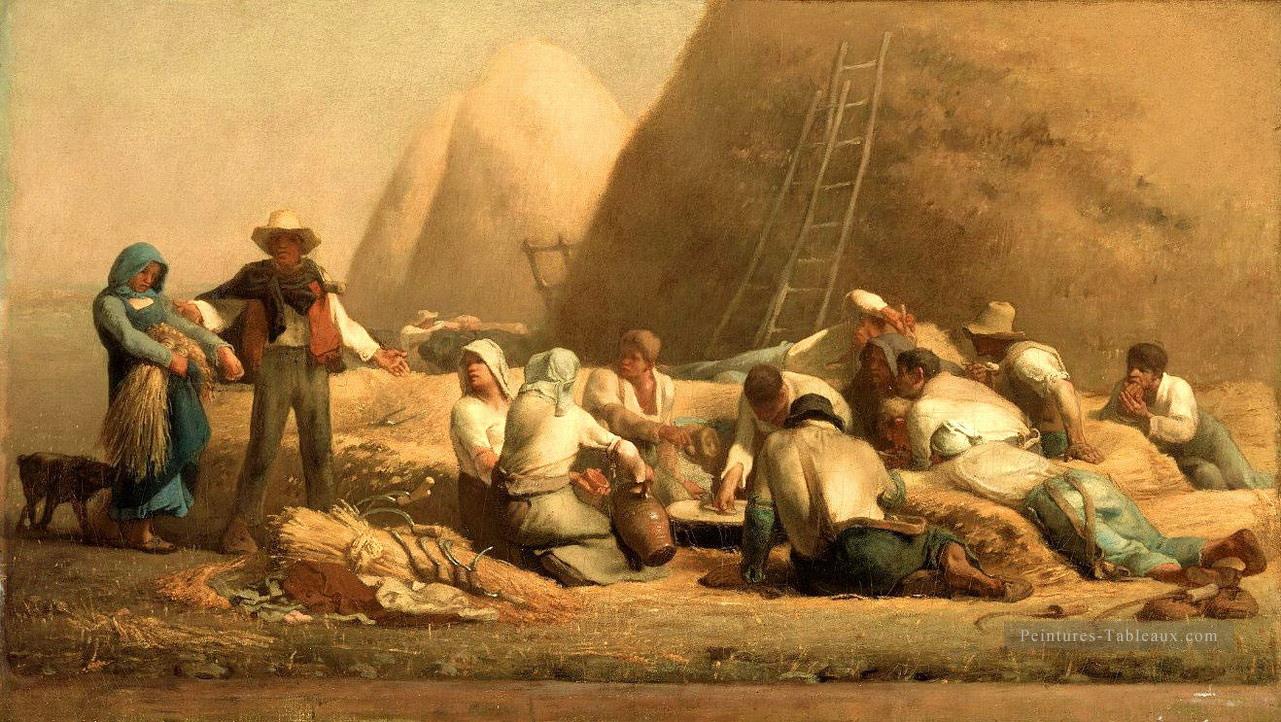 Harvesters au repos Ruth et Boaz MFA Barbizon naturalisme réalisme agriculteurs Millet Peintures à l'huile